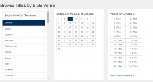 Verse Selection Page